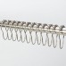 Chrome Plated Stylish Metal Rolling Shower Curtain Hooks Set of 12 - B06X9CLH96